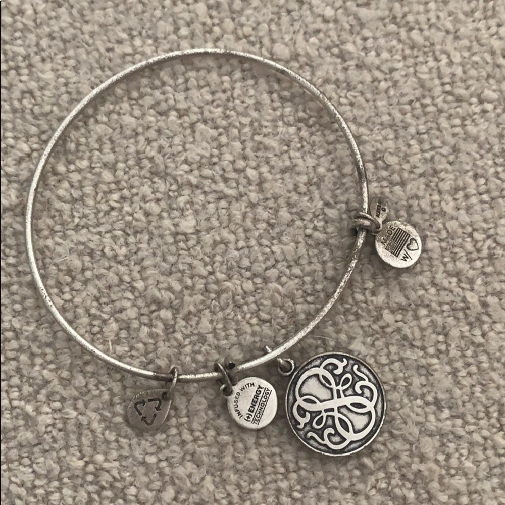 Silver Alex and Ani bracelet